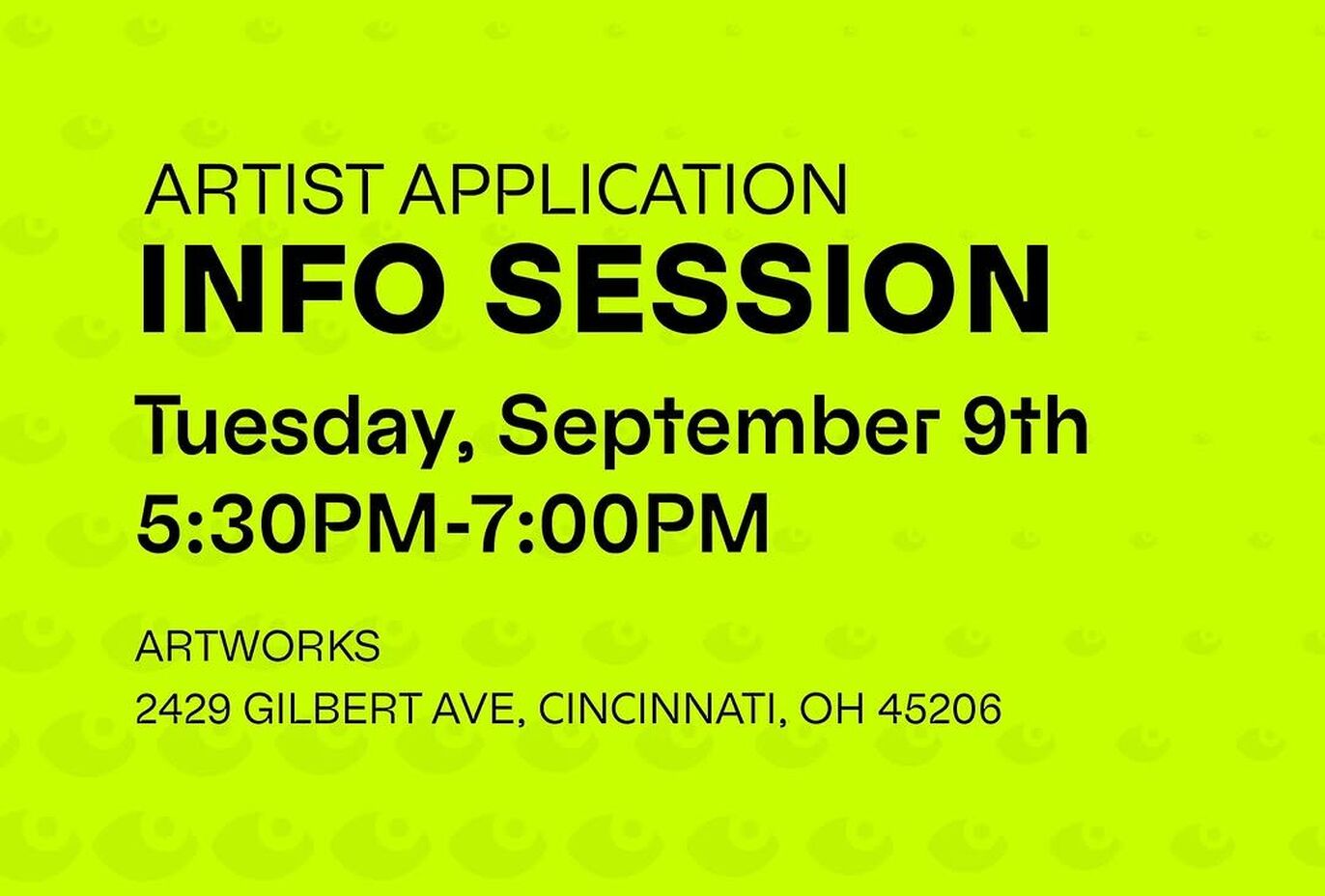 BLINK 2026: Call to Artists Information Session