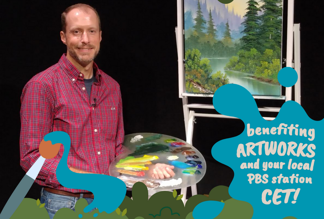 Happy Little Trees: An Evening of Art & Joy with Nic Hankins