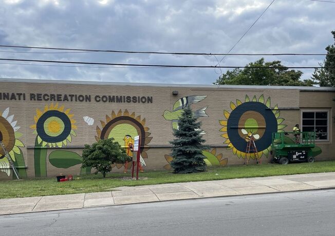 Sunflowers Mural Dedication