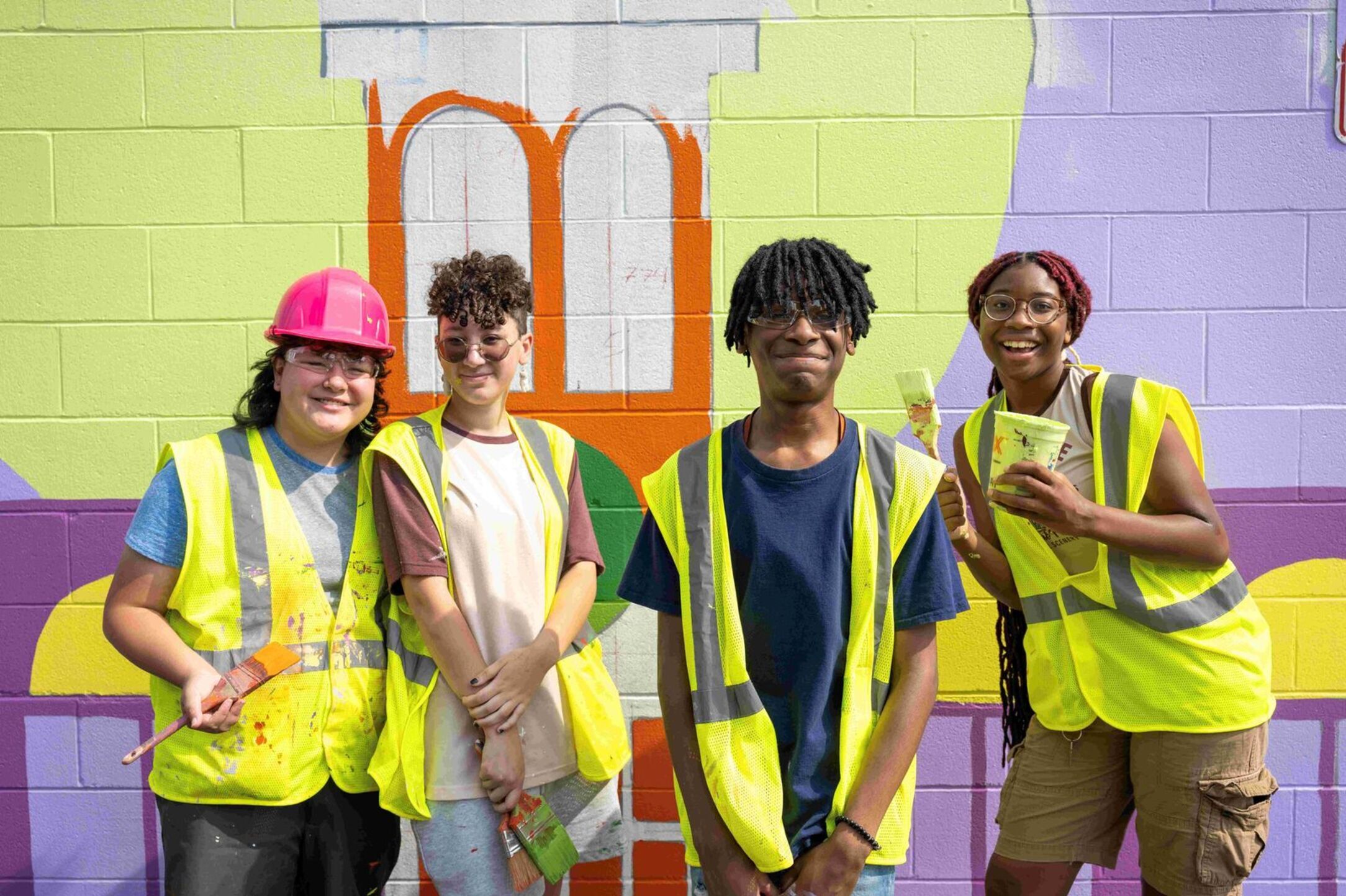 Apprentices working