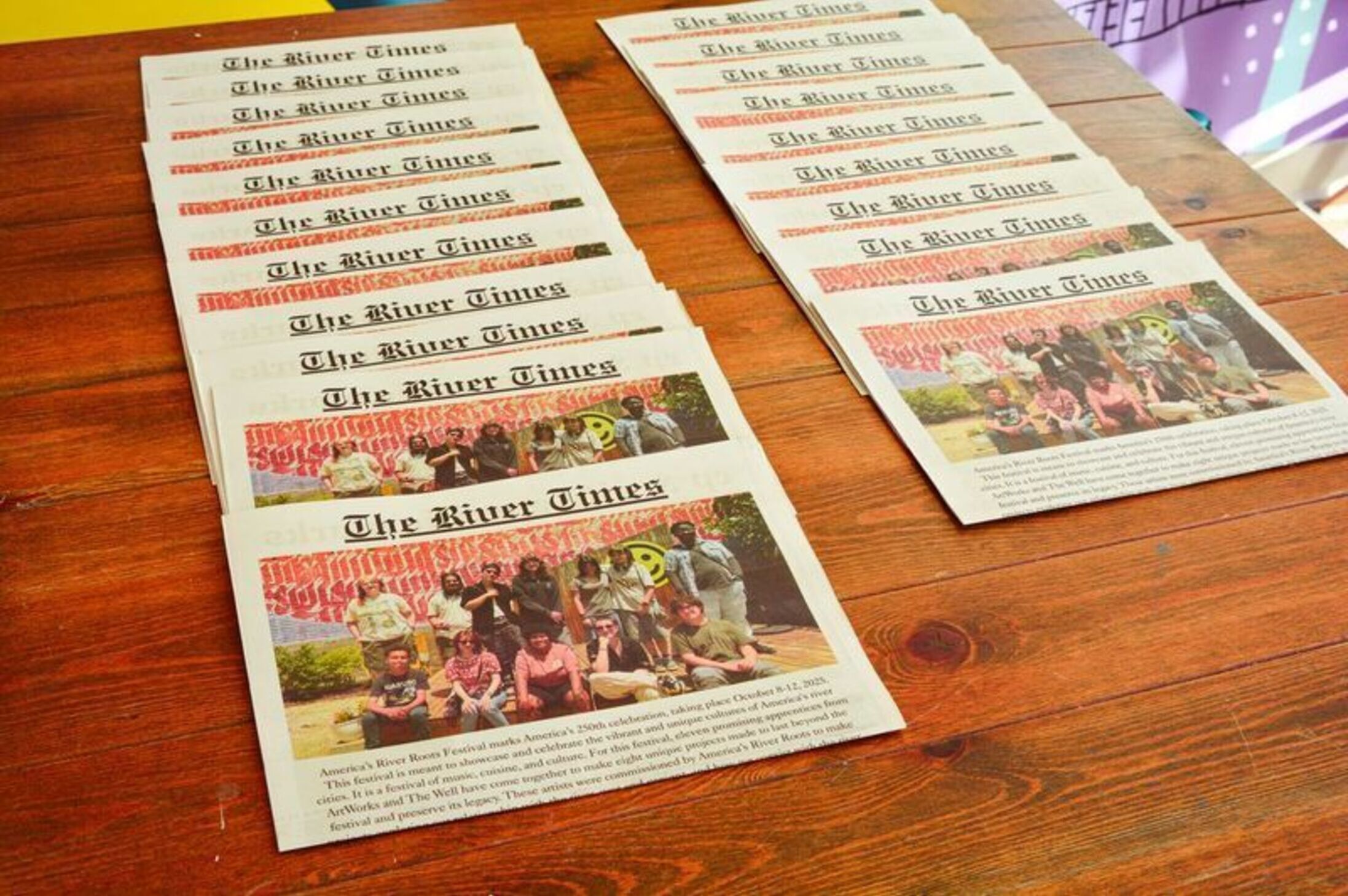 Copies of the river times
