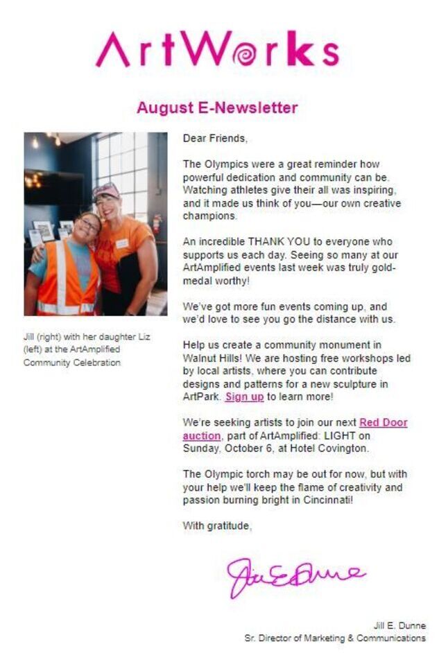 Aug newsletter