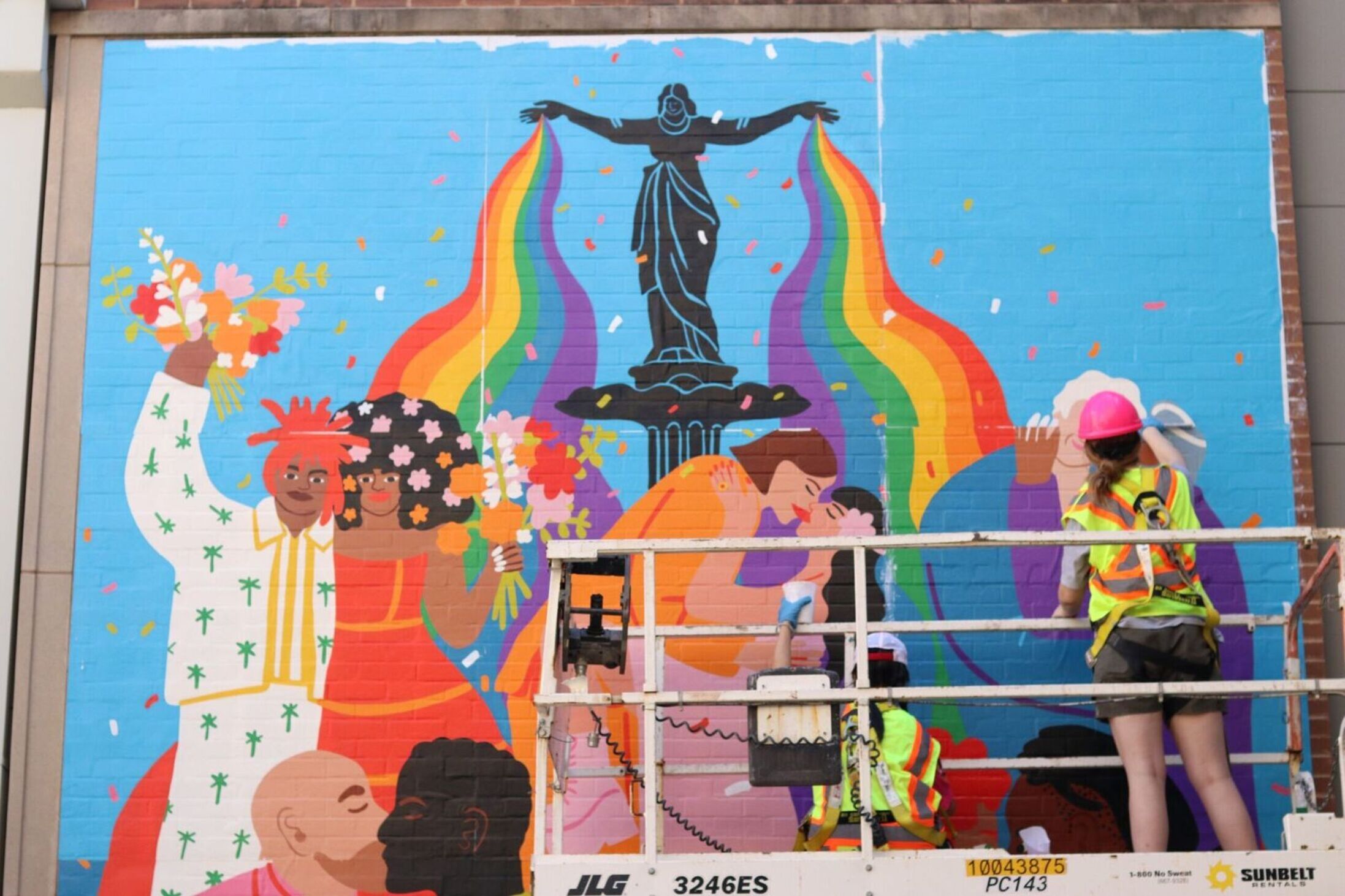 Fountain of Love mural