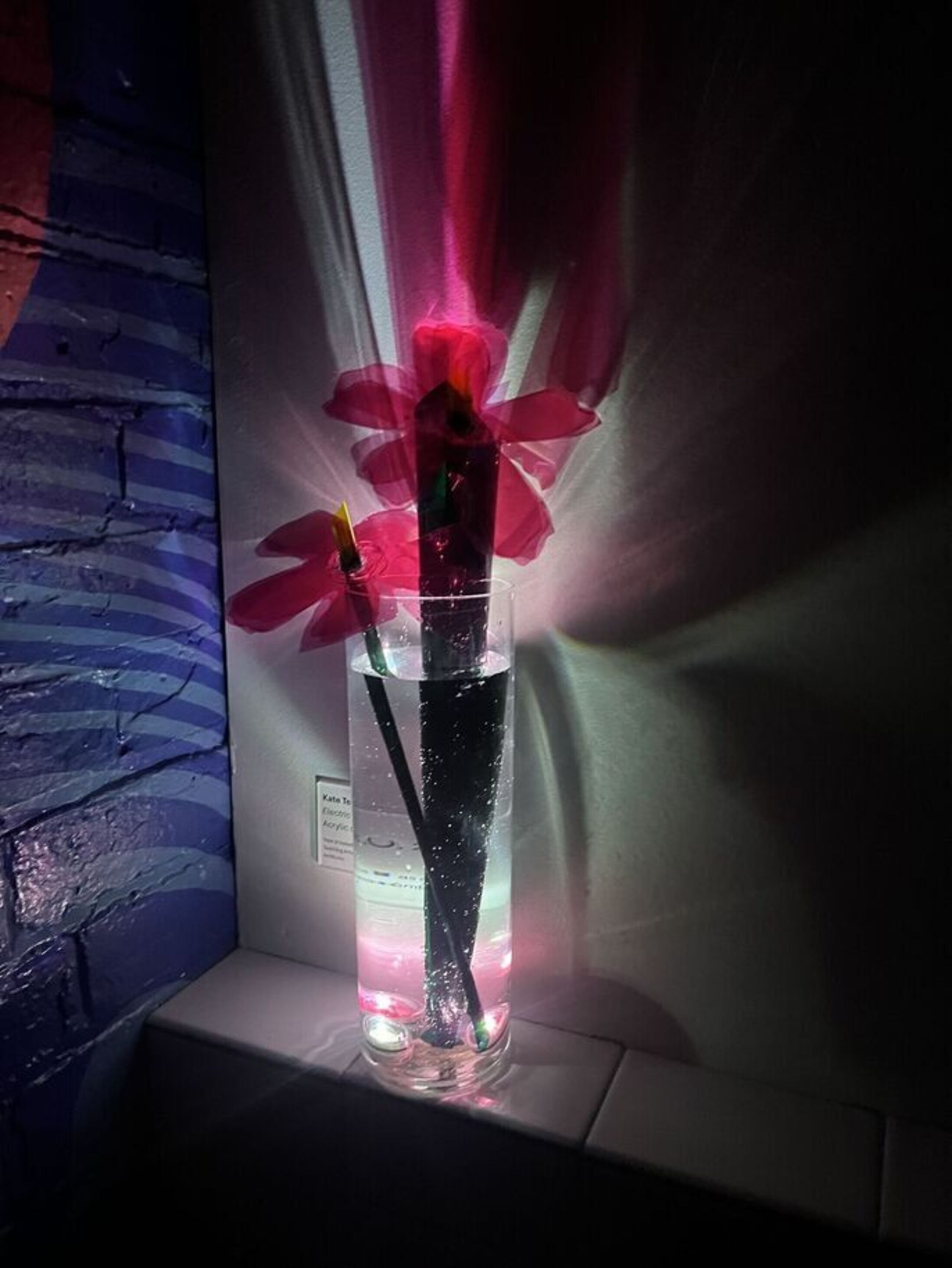palette flowers installation