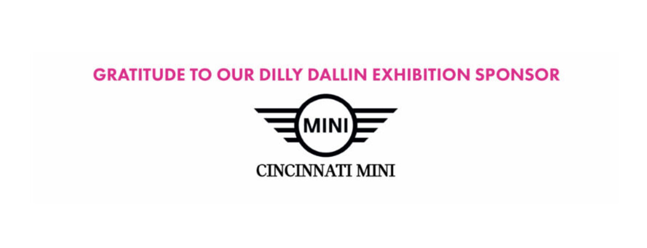 exhibit sponsor cincinnati mini