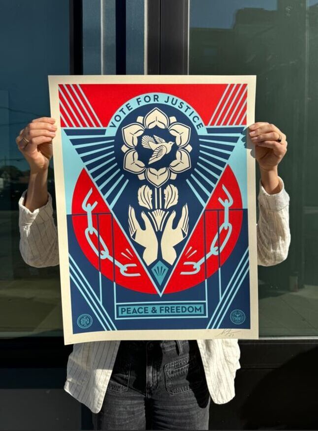 Shepard Fairey “Get Out the Vote” Print