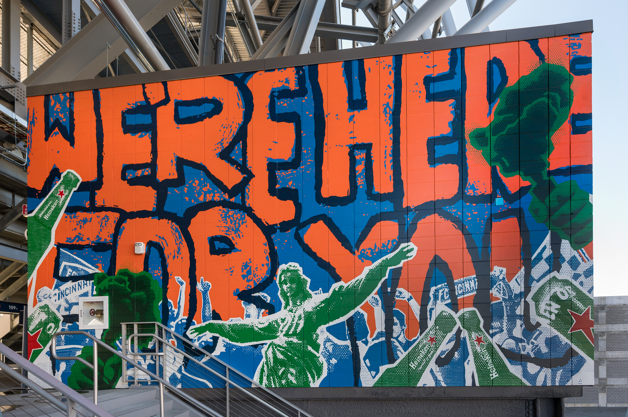 FCC Club Mural – Heineken - Viewing Full Size
