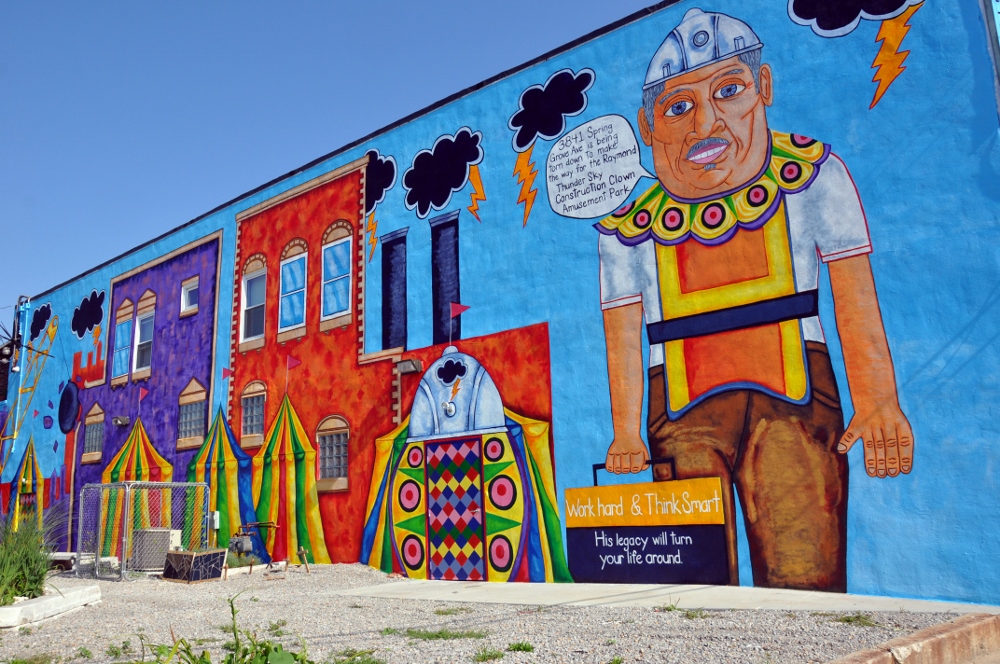 The Raymond Thunder-Sky Legacy Mural - Viewing Full Size